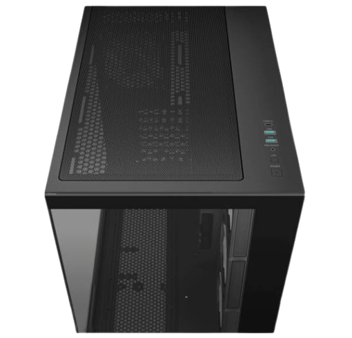 DeepCool CG530, 4RGB Fans Pre-Installed Mid Tower Black Case