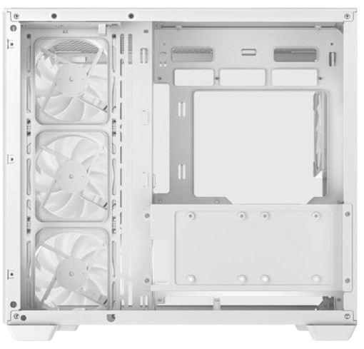 DeepCool CG530, 4RGB Fans Pre-Installed Mid Tower White Case