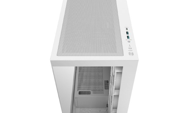 DeepCool CG530, 4RGB Fans Pre-Installed Mid Tower White Case
