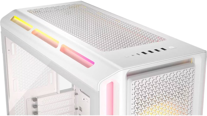 Corsair iCUE LINK 5000T LX RGB Mid-Tower High-Performance White Case 