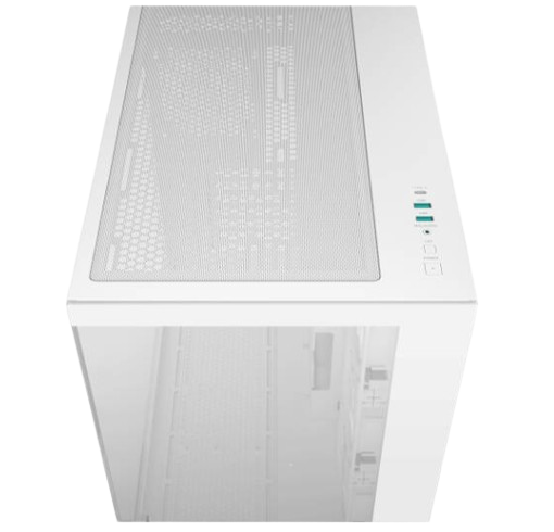 DeepCool CG530, 4RGB Fans Pre-Installed Mid Tower White Case