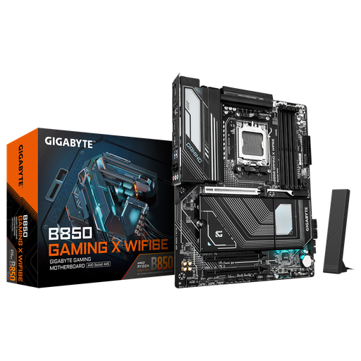 Gigabyte B850 GAMING X WIFI6E, AM5, DDR5, Black Motherboard 