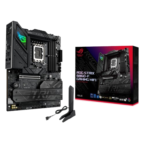 ASUS ROG STRIX B860-F LGA1851, GAMING RGB WIFI DDR5 Black Motherboard