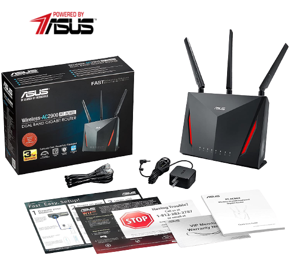 ASUS Wireless-AC2900 RT-AC86U Dual-Band Gaming Router