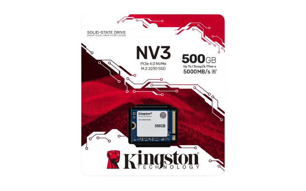 Kingston 500G NV3 M.2 2230 PCIe 4.0 NVMe Micro SSD