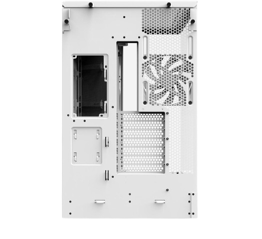 NZXT H9 Flow Dual-Chamber ATX Mid Tower White Gaming Case