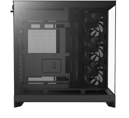NZXT H9 Flow Dual-Chamber ATX Mid Tower Black Gaming Case