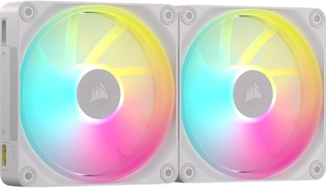 Corsair iCUE LINK LX140 RGB 140mm PWM White Fans Starter Kit