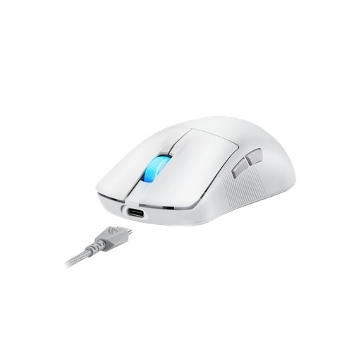 Asus ROG Harpe Ace Mini, 42,000-dpi, up to 8,000 Hz wireless polling rate, Optical Micro Switches, peedNova wireless, semi-symmetrical White gaming mouse