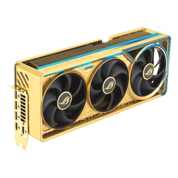 Asus ROG Astral Dhahab CORE GeForce RTX 5080 OC Edition Gold GPU