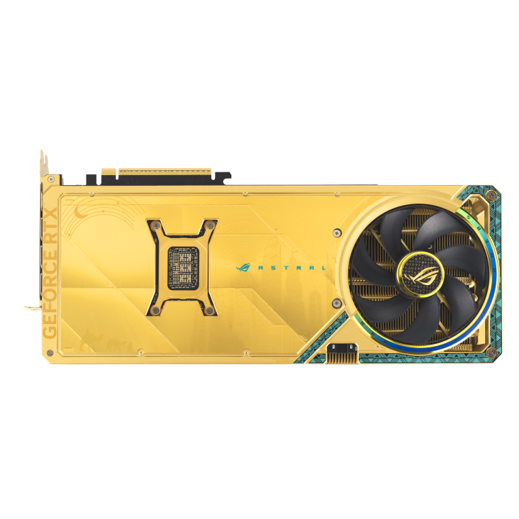 Asus ROG Astral Dhahab CORE GeForce RTX 5080 OC Edition Gold GPU