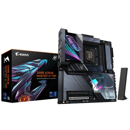 Gigabyte Z890 AORUS MASTER AI TOP, intel Ultra, WIFI, DDR5 Motherboard