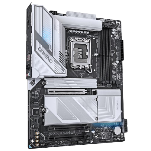 Gigabyte B860 GAMING X WIFI6E, Intel Ultra DDR5 White Motherboard