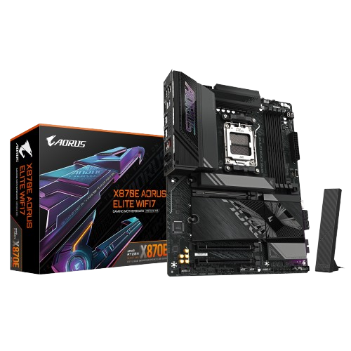 Gigabyte X870E AORUS ELITE WIFI7, AMD AM5, DDR5 ATX Motherboard