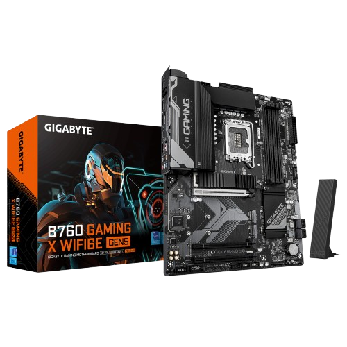 Gigabyte B760 G X Wi-Fi, LGA1700, DDR5 Black Motherboard