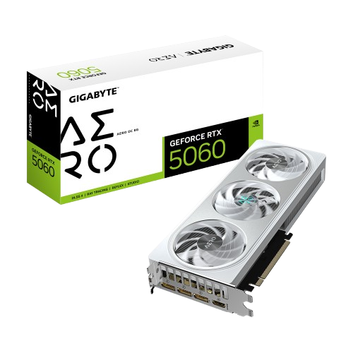 Gigabyte GeForce RTX 5060 AERO OC 8G GDDR7 White GPU