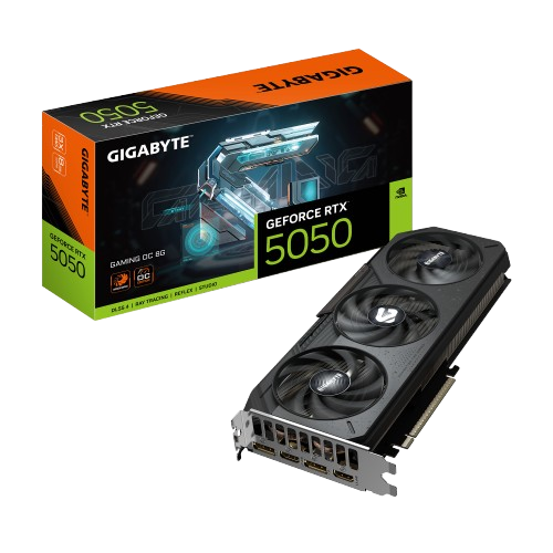 Gigabyte GeForce RTX 5050 GAMING OC 8G GDDR6 Black GPU