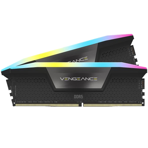 CORSAIR Vengeance RGB 32GB (2 x 16GB) 288-Pin PC DDR5 5200 Desktop Memory (Kit)