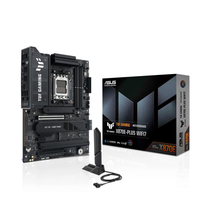 Asus TUF GAMING X870E-PLUS WIFI7 AM5 Black Motherboard