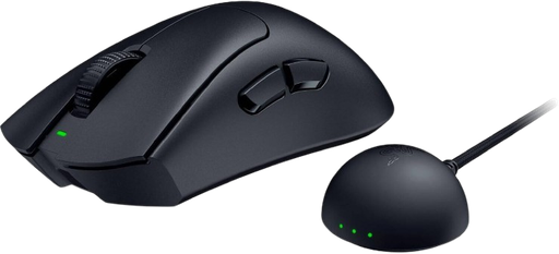 Razer DeathAdder V4 Pro, 8000 Hz Polling Rate, 900 Max Speed IPS, 45K Max Sensitivity DPI, Wireless Gen-2 Black Gaming Mouse 