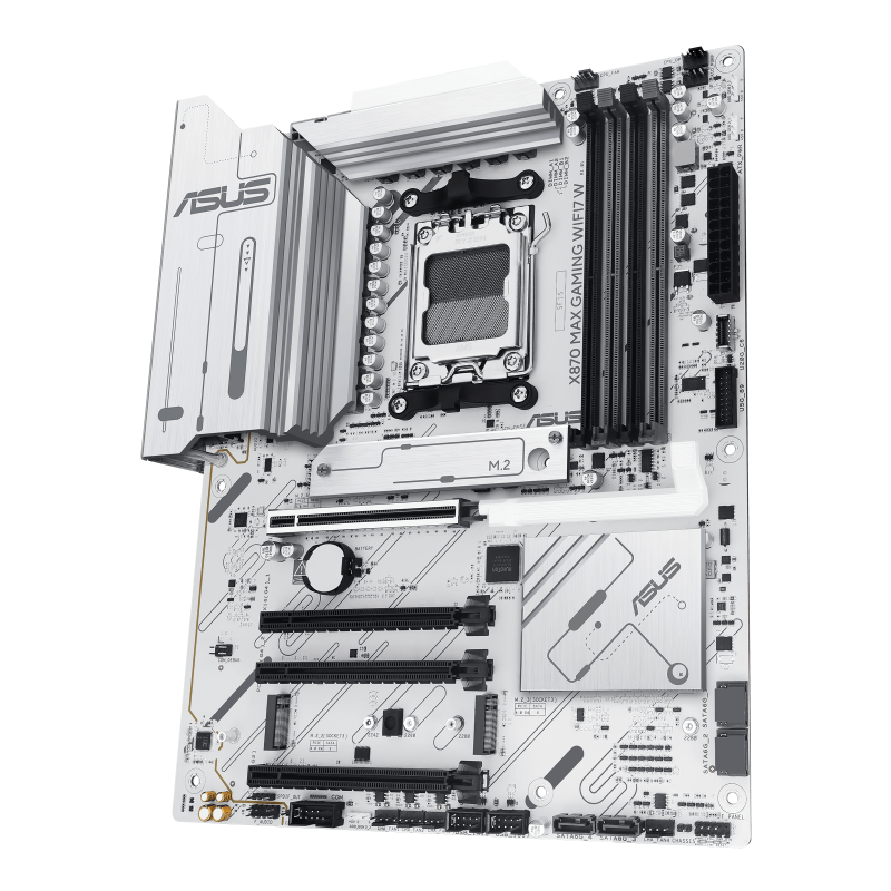 Asus X870 MAX GAMING WIFI7 AM5 ATX White Motherboard