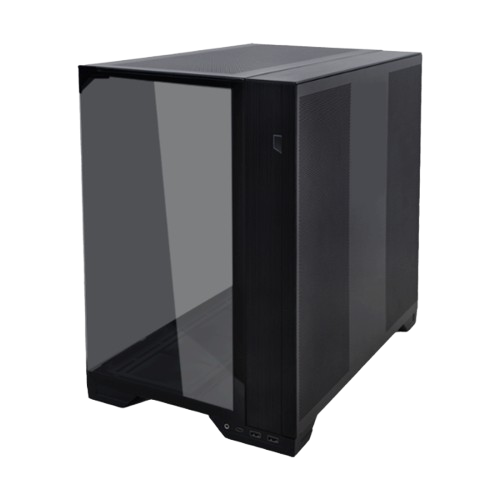 Lian Li O11 VISION COMPACT ATX Mid Tower Black Gaming Case
