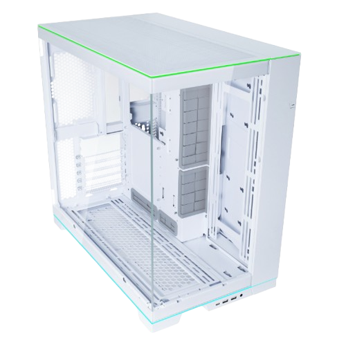 LIAN LI O11 Dynamic EVO RGB, Tempered Glass ATX Mid Tower White Gaming Case