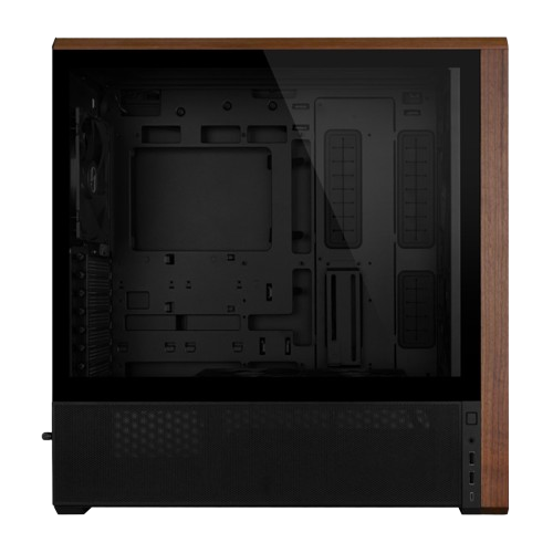 LIAN LI LANCOOL 217 Genuine Walnut Wood Mid-Tower ATX Case