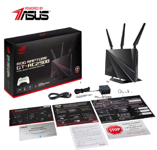 ASUS ROG (GT-AC2900) Dual-Band Wireless Gigabit Wi-Fi Gaming Router