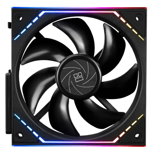 Thermalright TL-M12QR X3 120mm Reverse Blade, 3-Pack, Black Case Fans