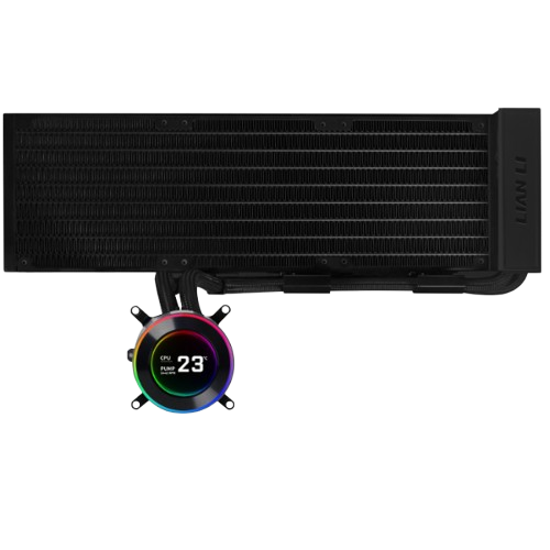 Lian Li Hydroshift II LCD-C AIO 360mm, Wireless Black Cooler 