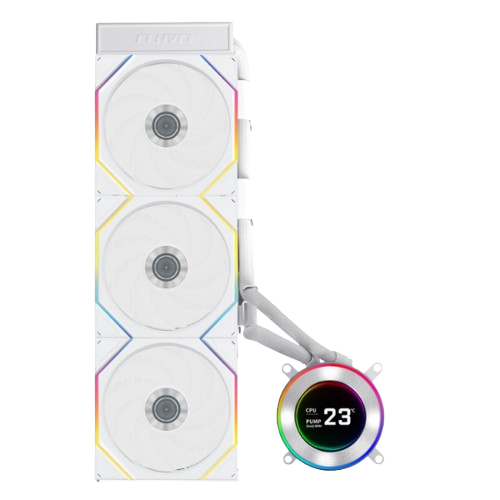 Lian Li Hydroshift II LCD-C AIO 360mm White Cooler