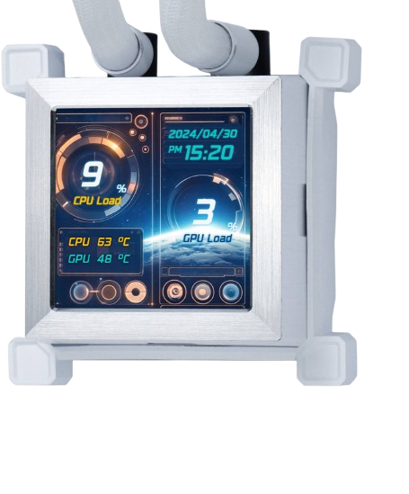 Lian Li Hydroshift LCD AIO 360S White Liquid Cooler