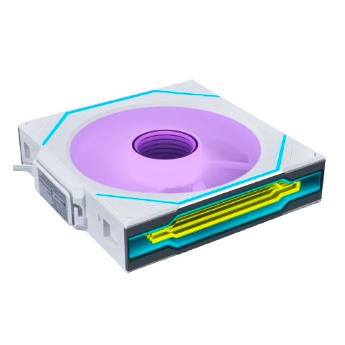 Lian Li UNI FAN SL-INF 120mm Wireless Reverse White Fan