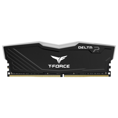 Teamgroub Delta RGB 16GB (16GBx1) DDR4 3200MHz Black Desktop Memory
