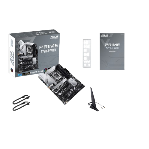 Asus Prime Z790-P WiFi , Socket Intel LGA1700, 128GB DDR5 Max Memory, 3x M.2 Slots, WiFi 6, Bluetooth v5.2, ATX Motherboard