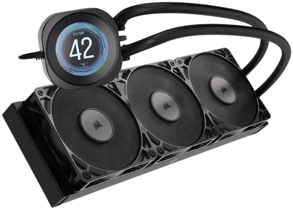 Corsair NAUTILUS 360 RS LCD Black Liquid CPU Cooler 