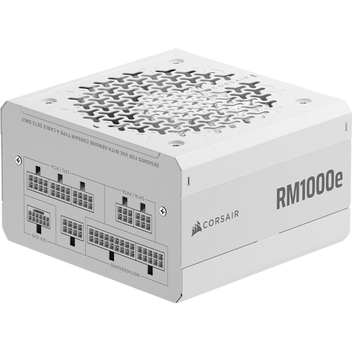 Corsair RMe Series RM1000e - Fully Modular Low-Noise Gold ATX White Power Supply
