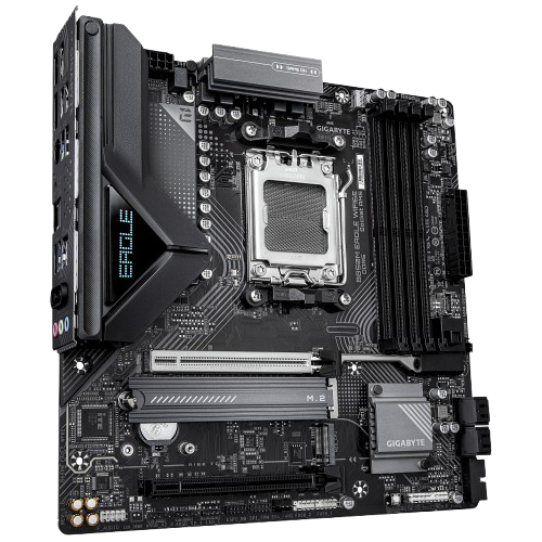 Gigabyte B850M EAGLE WIFI6E ICE, AMD AM5, DDR5 Black Micro-ATX Motherboard 