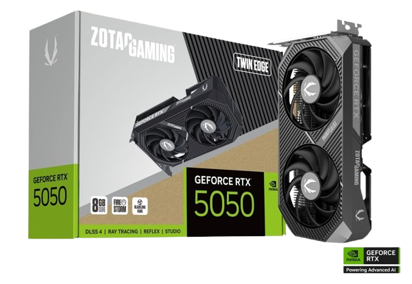 ZOTAC Twin Edge GAMING GeForce RTX 5050 GPU