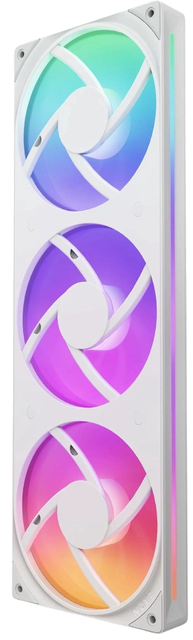 NZXT F360 RGB LED Single-Frame 3IN1 White Fan Kit