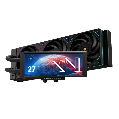 Thermalright Trofeo Vision 360 ARGB, 6.86-inch LCD 1280x480 Long Screen BLACK Cooler