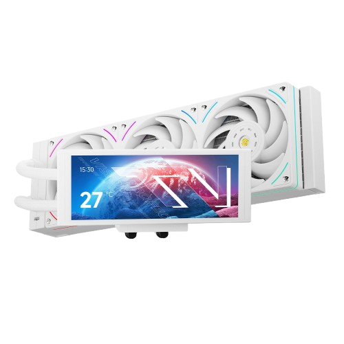 Thermalright Trofeo Vision 360 ARGB, 6.86-inch LCD 1280x480 Long Screen White Cooler