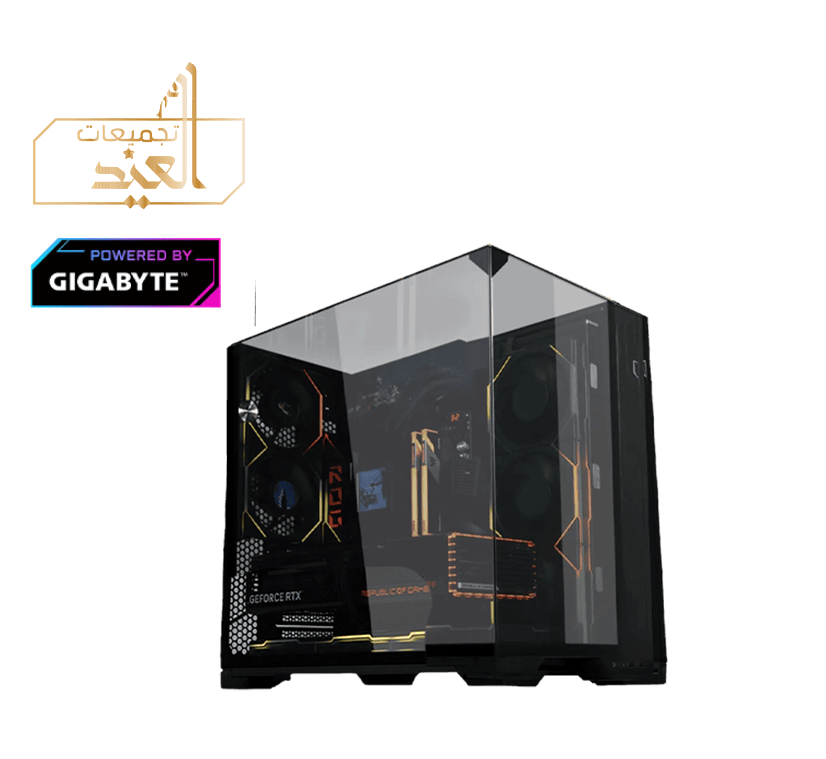 تجميعة بي سي قيمنق – كرت شاشة نفيديا RTX 5070 Ti – معالج AMD Ryzen 7 7800X3D – تبريد مائي – ذاكرة DDR5 بسعة 16GB