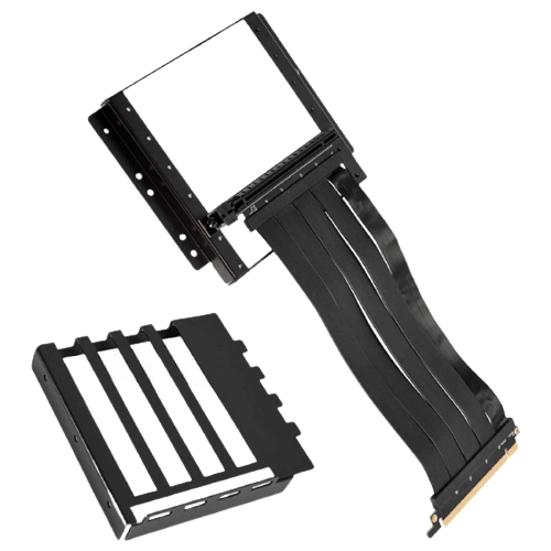 Lian Li O11D-1 PCI-E x16 3.0 Extender Riser Cable 200mm and Cover Bracket - O11D-1X - Black