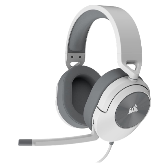 Corsair HS55 Surround Wired Gaming Headset, White (EU)