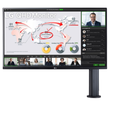 LG 31.5" QHD IPS HDR10 Ergo USB ‐C AMD FreeSync  - 32QP880-B