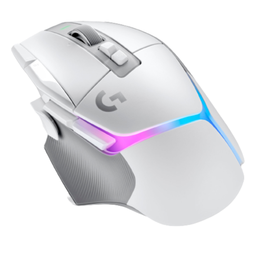 Logitech G502 X PLUS Lightspeed Wireless Gaming Mouse with HERO 25K Sensor, White