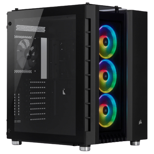 Corsair Crystal Series 680X RGB ATX High Airflow Tempered Glass Smart Case - Black