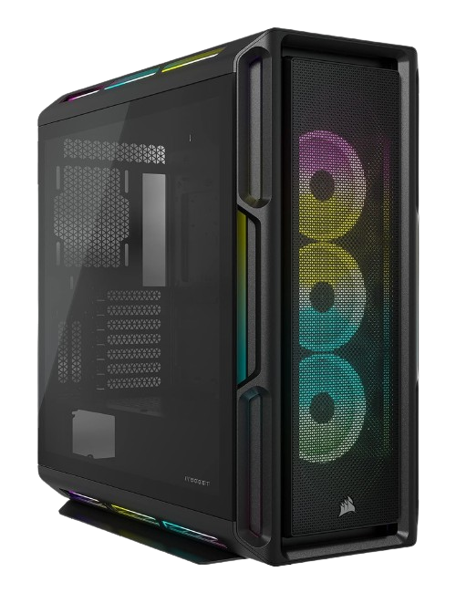 Corsair iCUE 5000T RGB Tempered Glass Mid-Tower ATX PC Case - Black